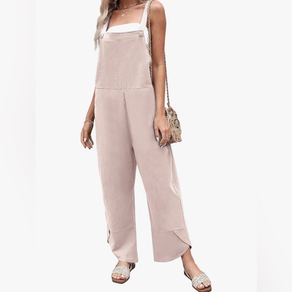Amazon Pants - Amazon Overalls Loose Baggy Sleeveless Adjustable Jumpsuits Pockets